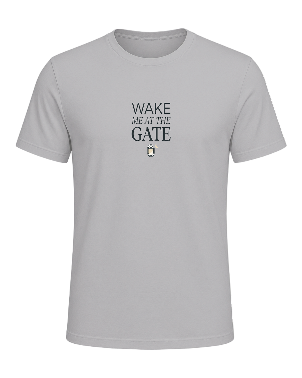 WAKE ME AT THE GATE — Athletic Heather
