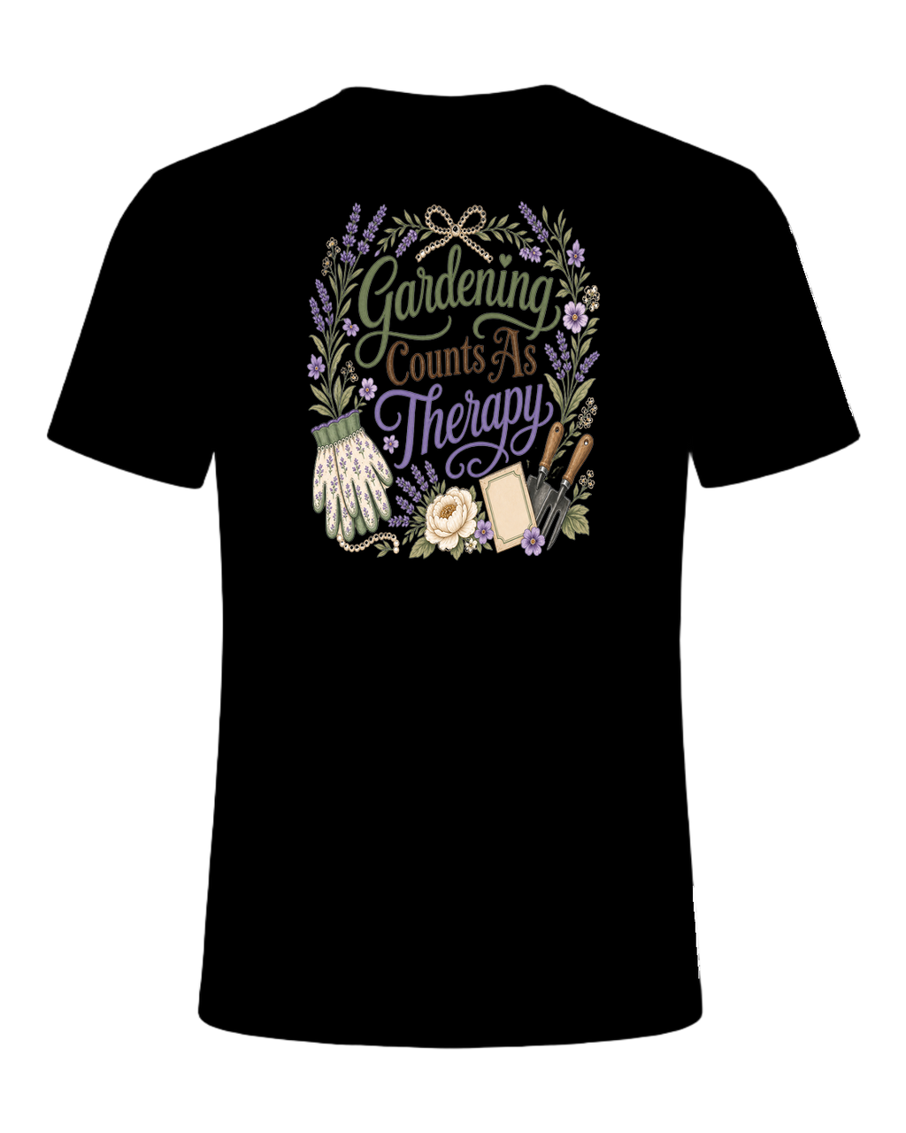 Gardening Counts As Therapy — Black