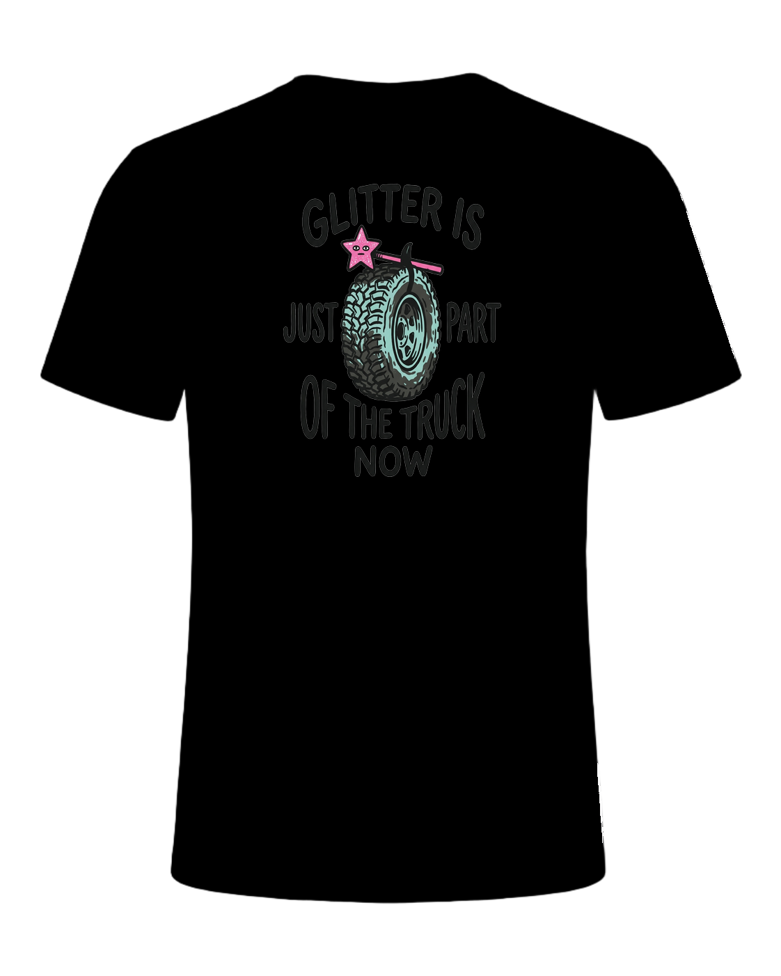 Glitter is just part of the truck now — Black