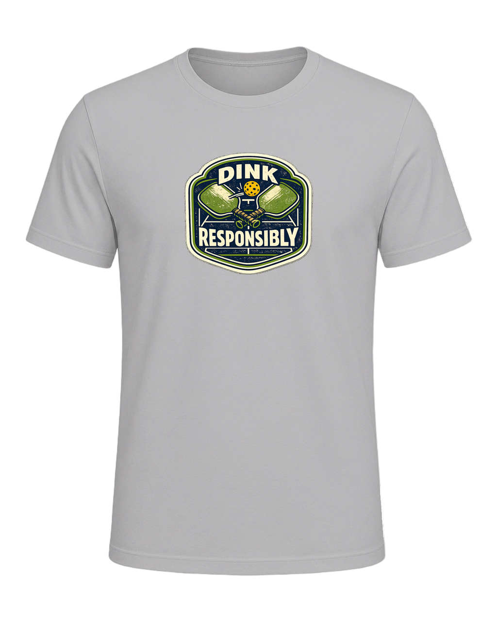 Dink Responsibly Tee — Athletic Heather