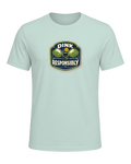 Dink Responsibly Tee — Heather Prism Mint