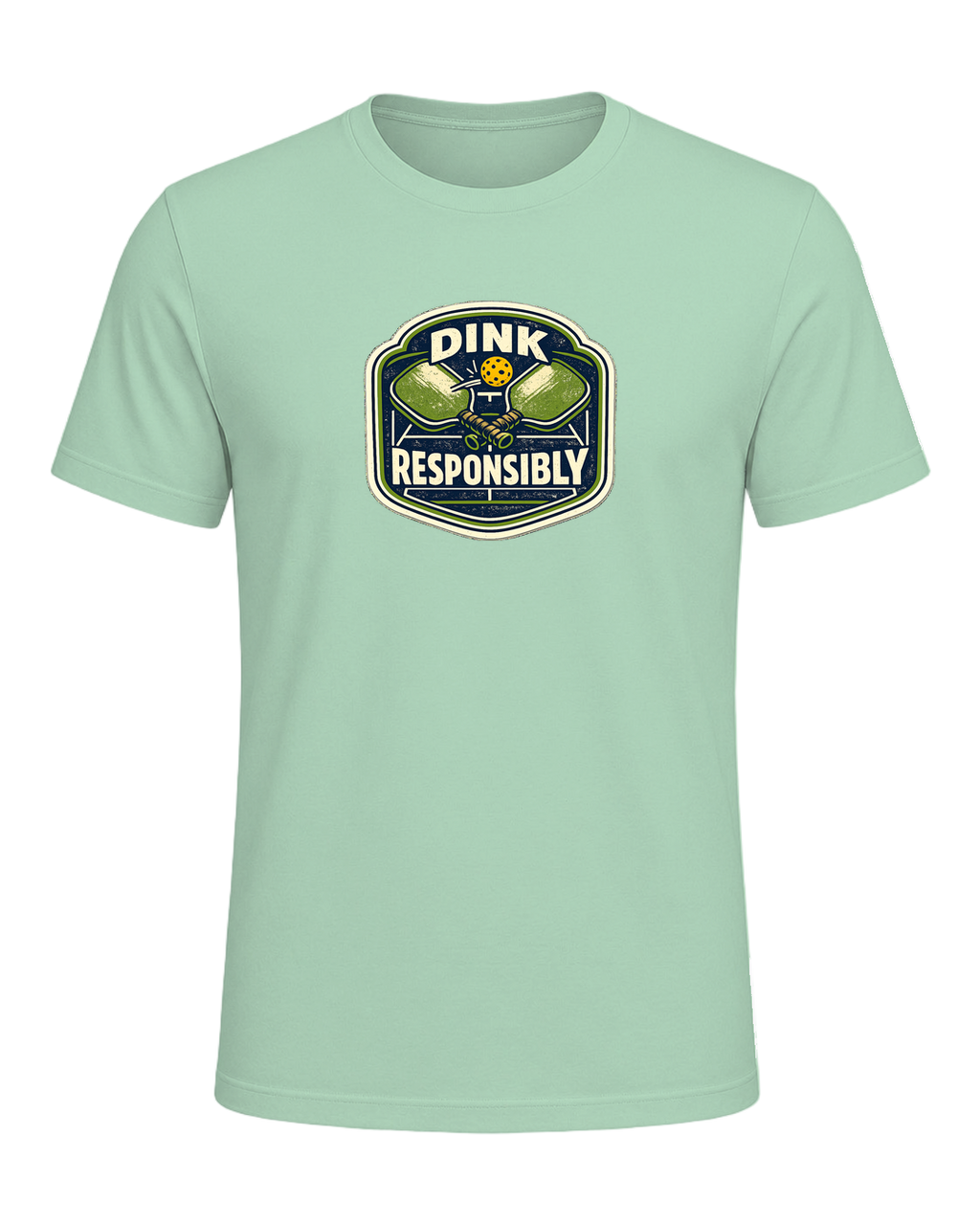 Dink Responsibly Tee — Mint
