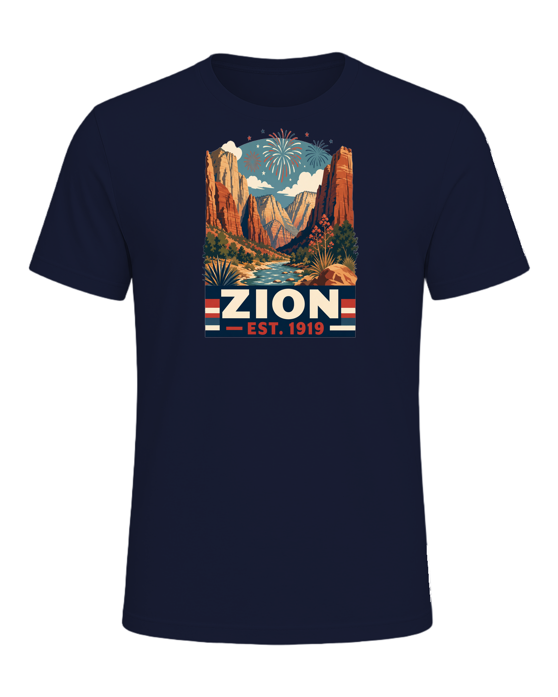 National Park Specific (WPA Style) — Navy