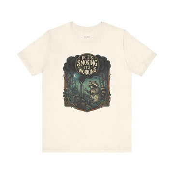 Funny Mechanic T-Shirt — If It's Smoking It's Working