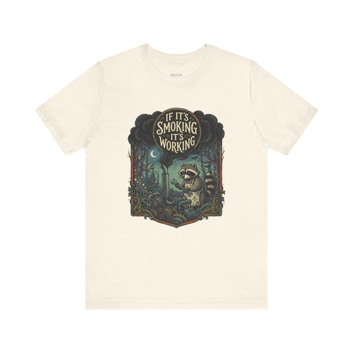 Funny Mechanic T-Shirt — If It's Smoking It's Working