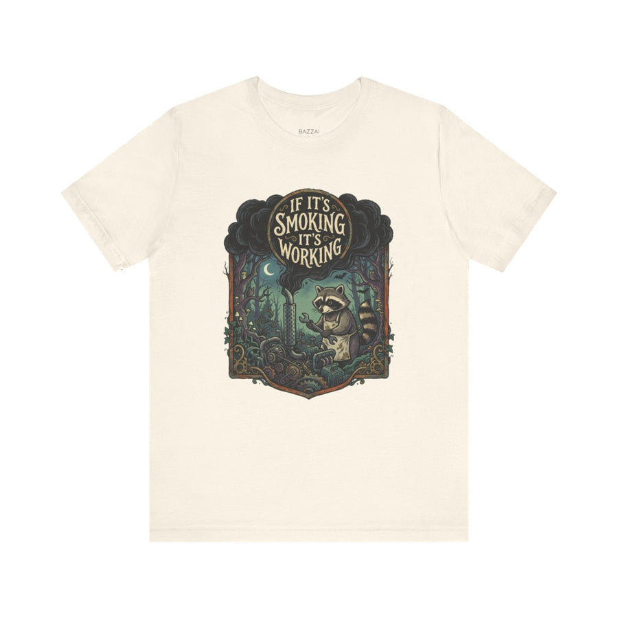 Funny Mechanic T-Shirt — If It's Smoking It's Working