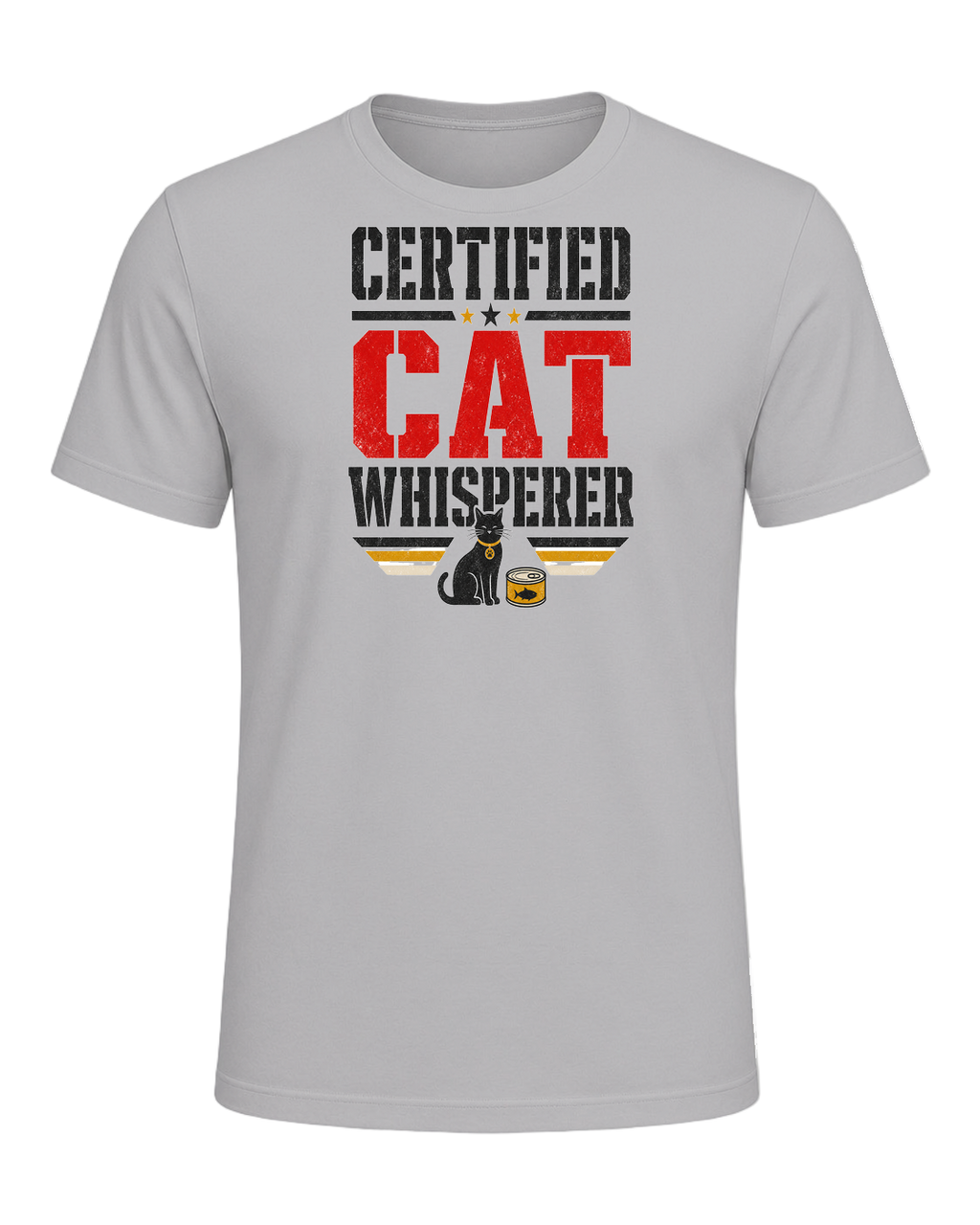 CERTIFIED CAT WHISPERER — Athletic Heather
