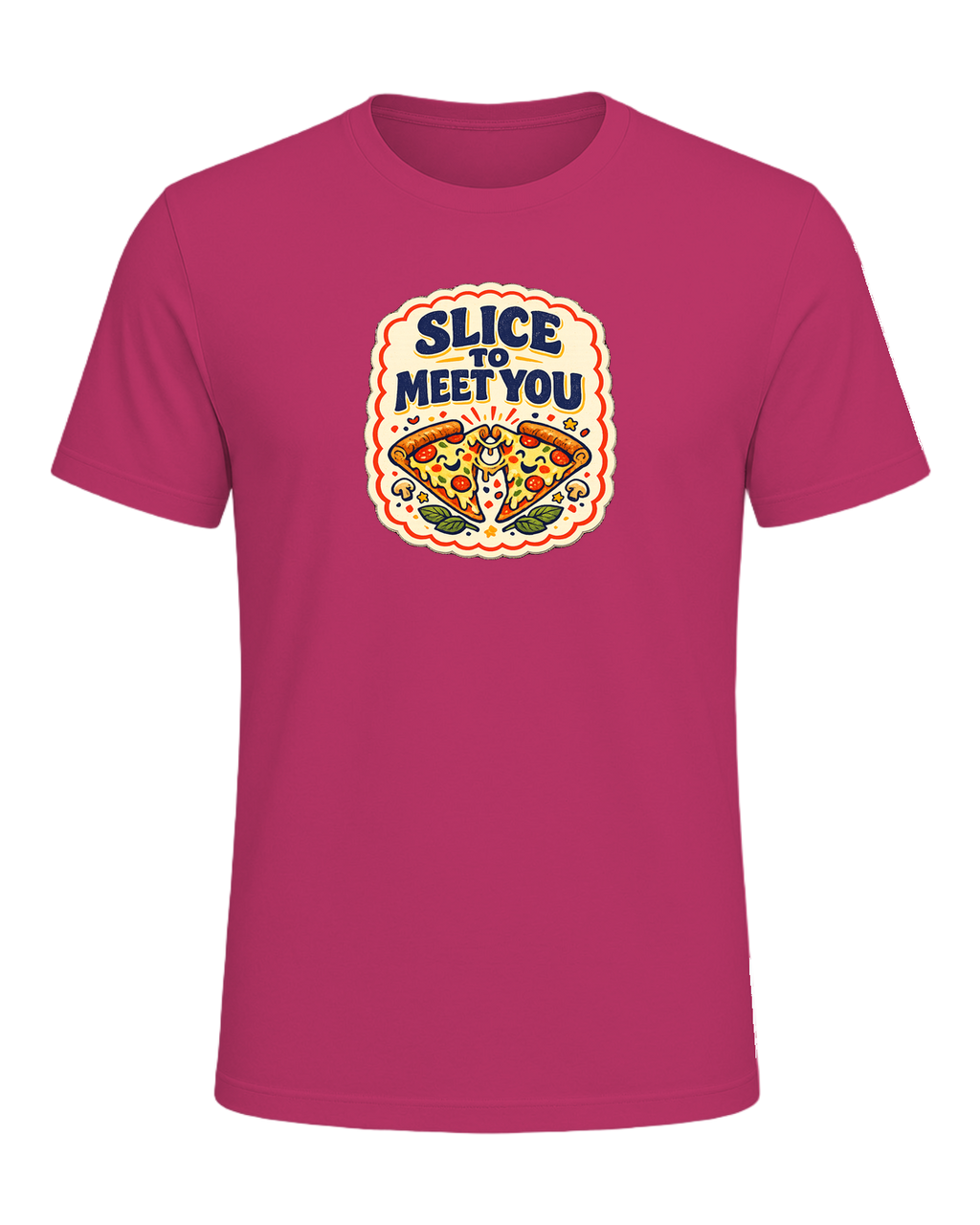 Slice To Meet You Tee — Berry