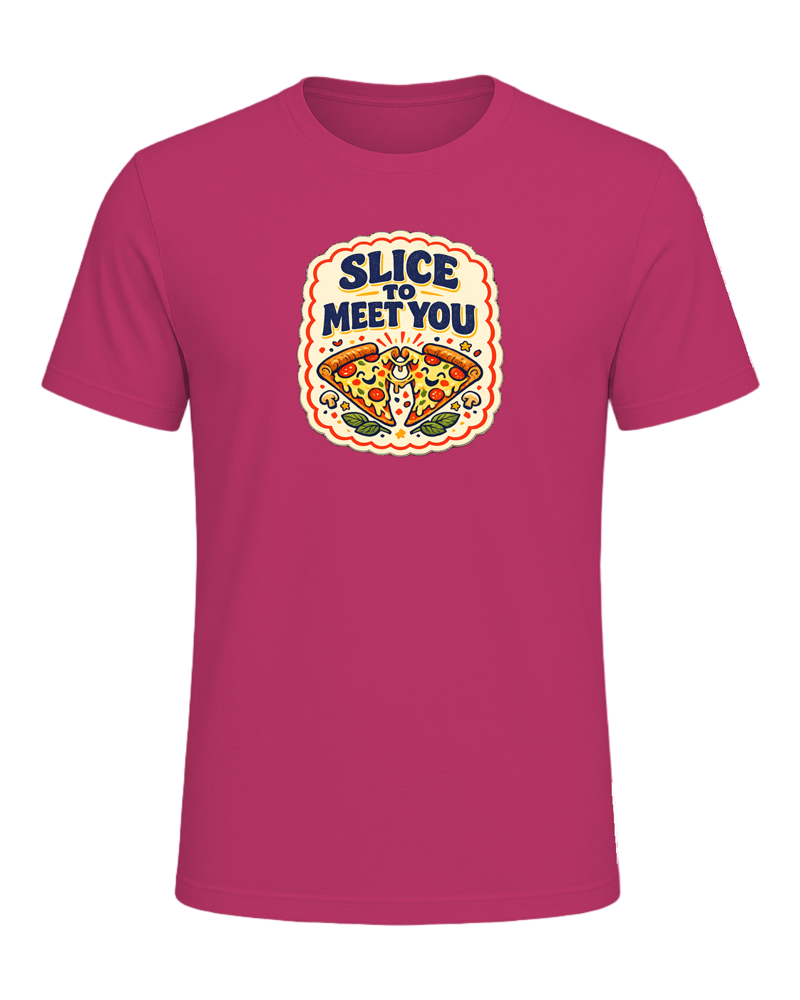 Slice To Meet You Tee — Berry