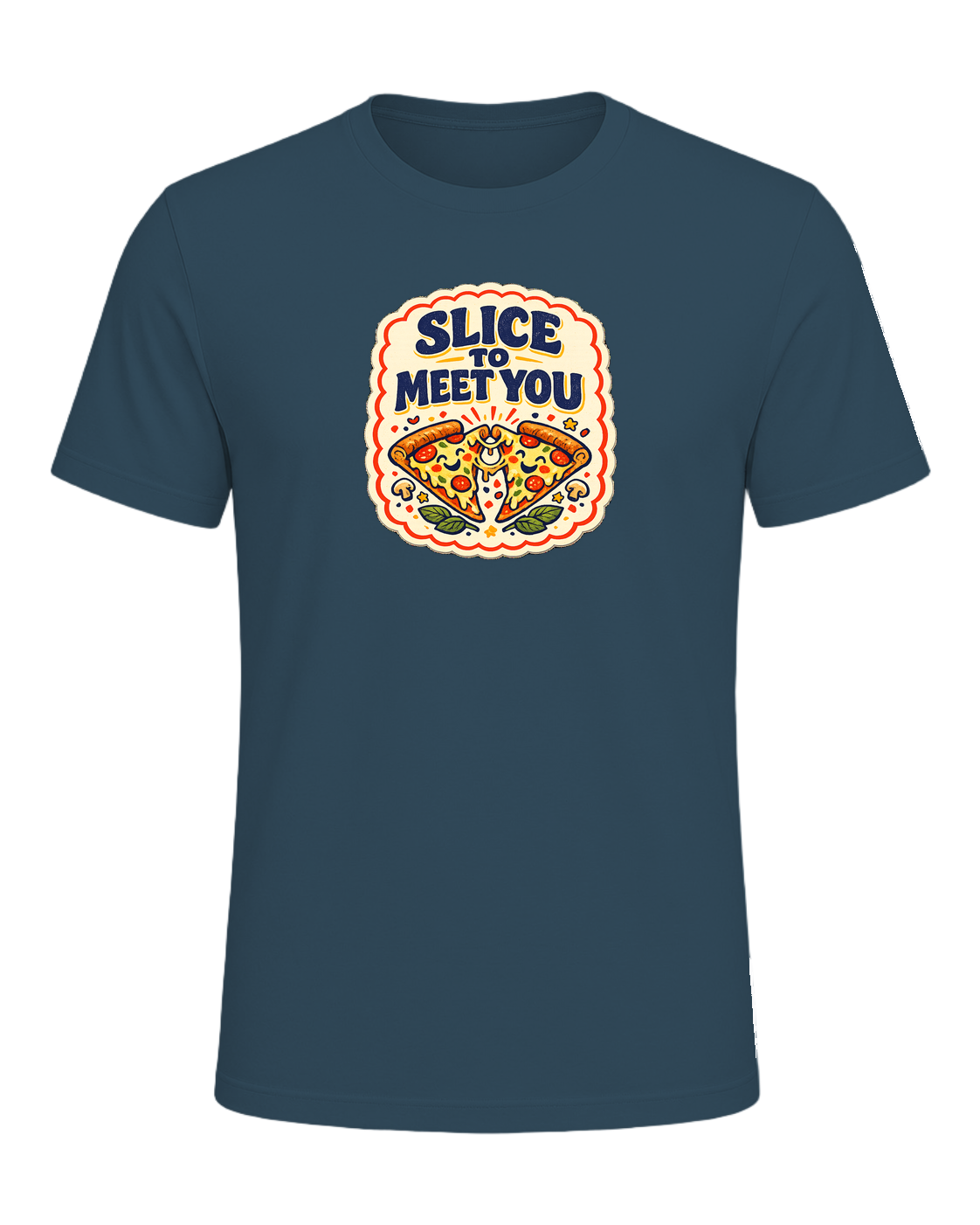 Slice To Meet You Tee — Deep Teal