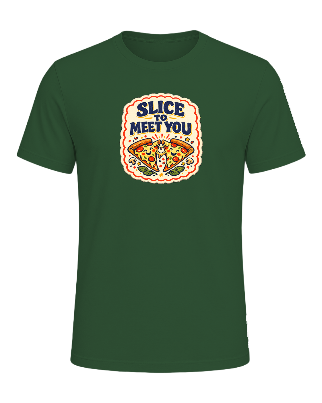 Slice To Meet You Tee — Evergreen