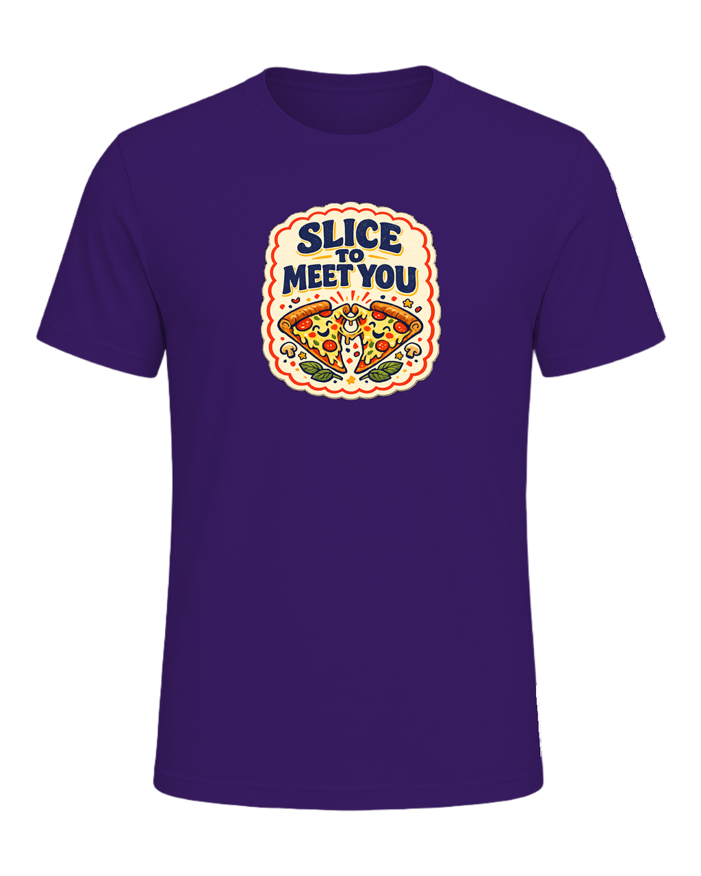 Slice To Meet You Tee — Team Purple