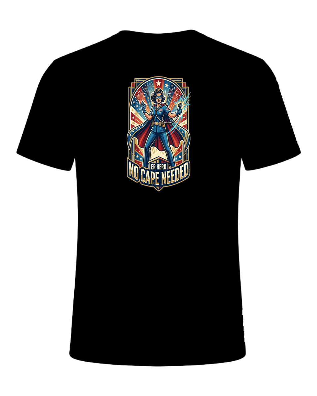 ER Nurse Superhero — Black