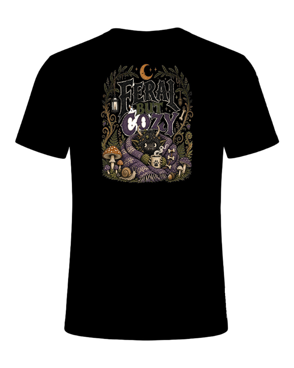 FERAL BUT COZY — Black