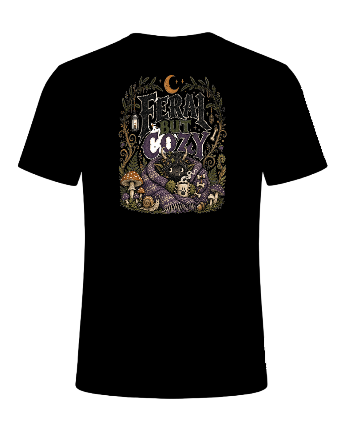 FERAL BUT COZY — Black