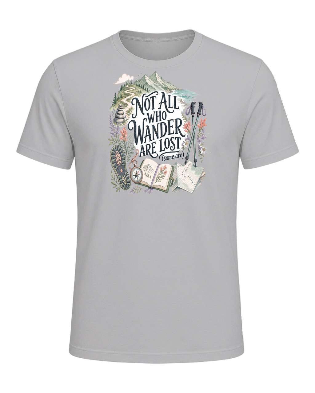 NOT ALL WHO WANDER ARE LOST (some are) — Athletic Heather