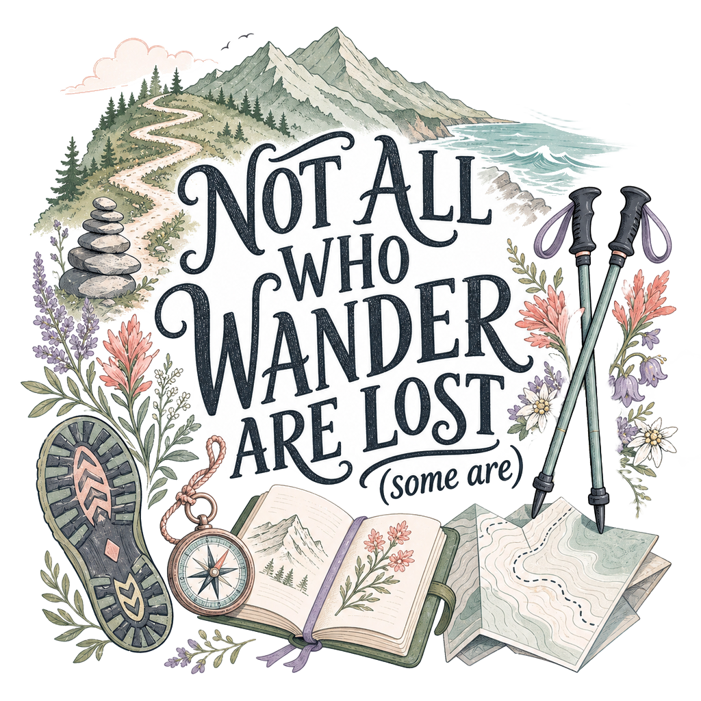 NOT ALL WHO WANDER ARE LOST (some are)