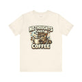 Coffee Addict Gift T-Shirt — No Thoughts Just Coffee — coffees t-shirt design by Sol