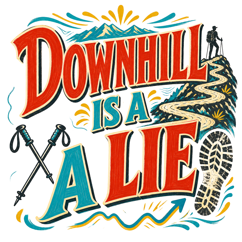 DOWNHILL IS A LIE