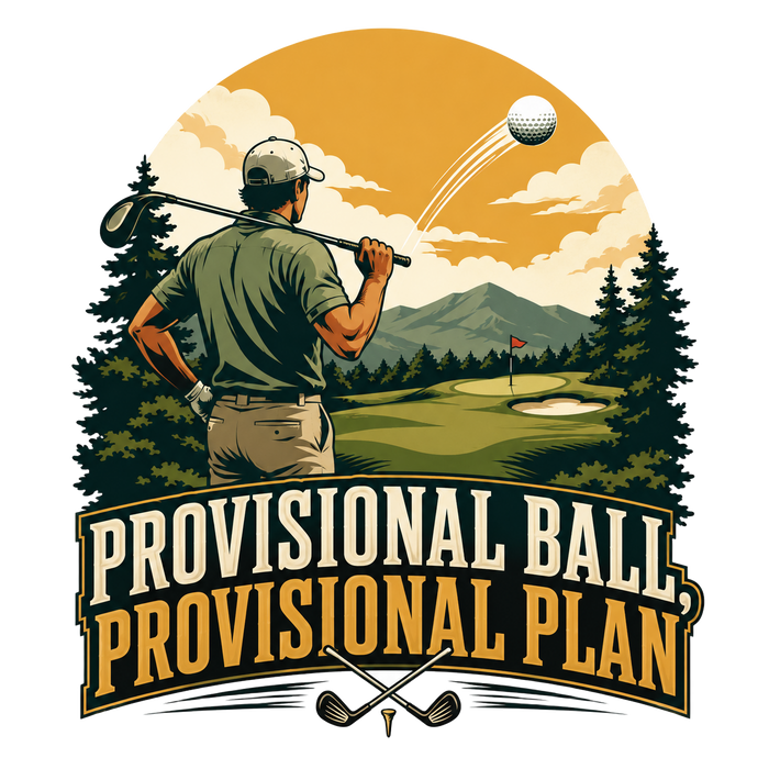 Provisional Ball, Provisional Plan - Clean Typography
