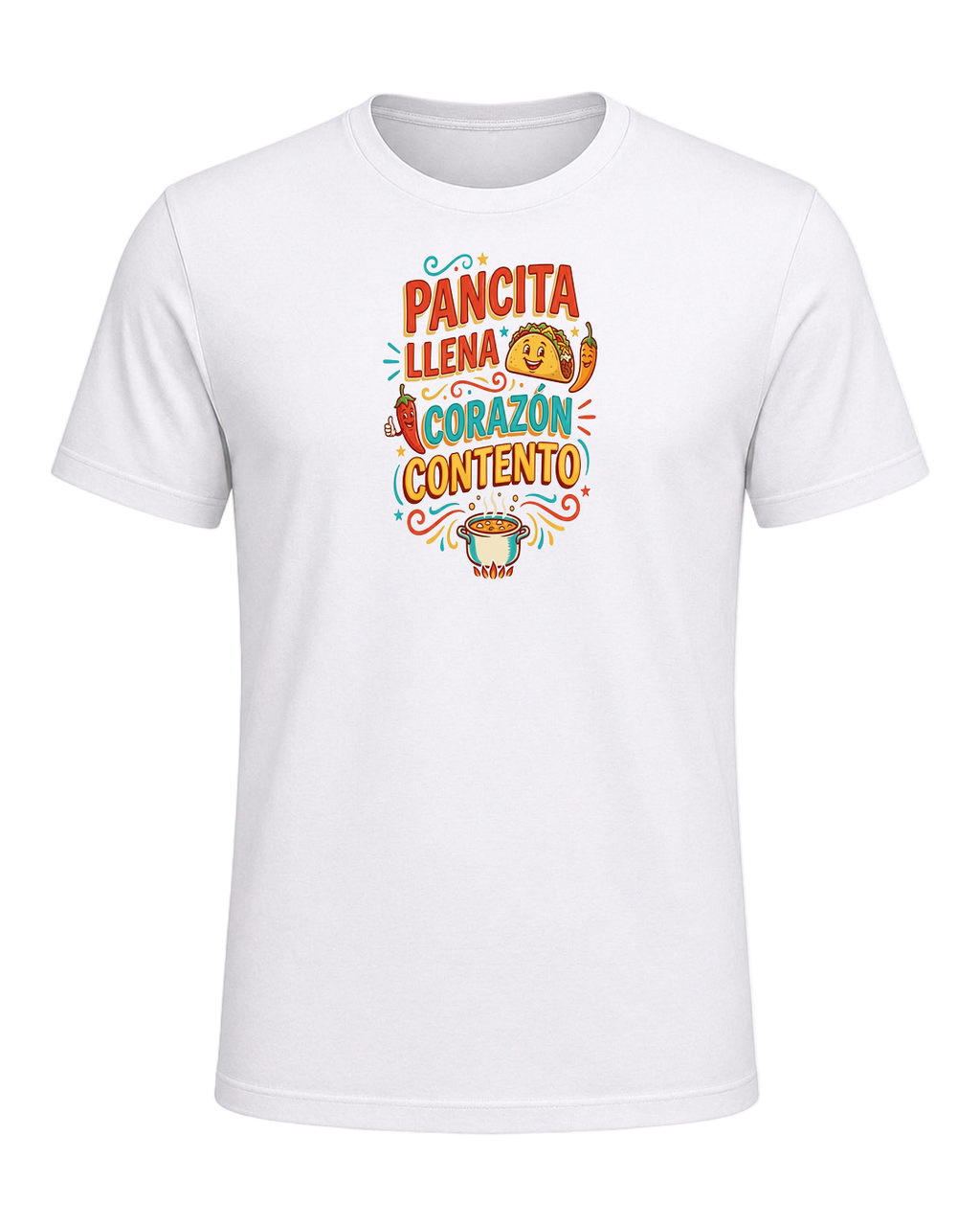 PANCITA LLENA CORAZÓN CONTENTO — White
