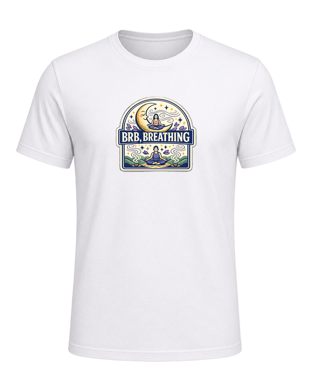 Brb, Breathing Tee — White