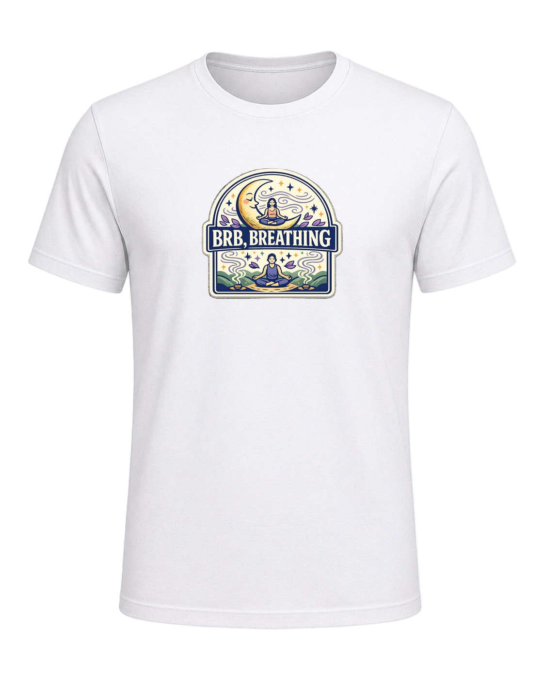 Brb, Breathing Tee — White