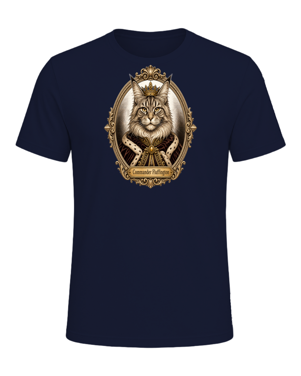 Maine Coon Royalty — Navy