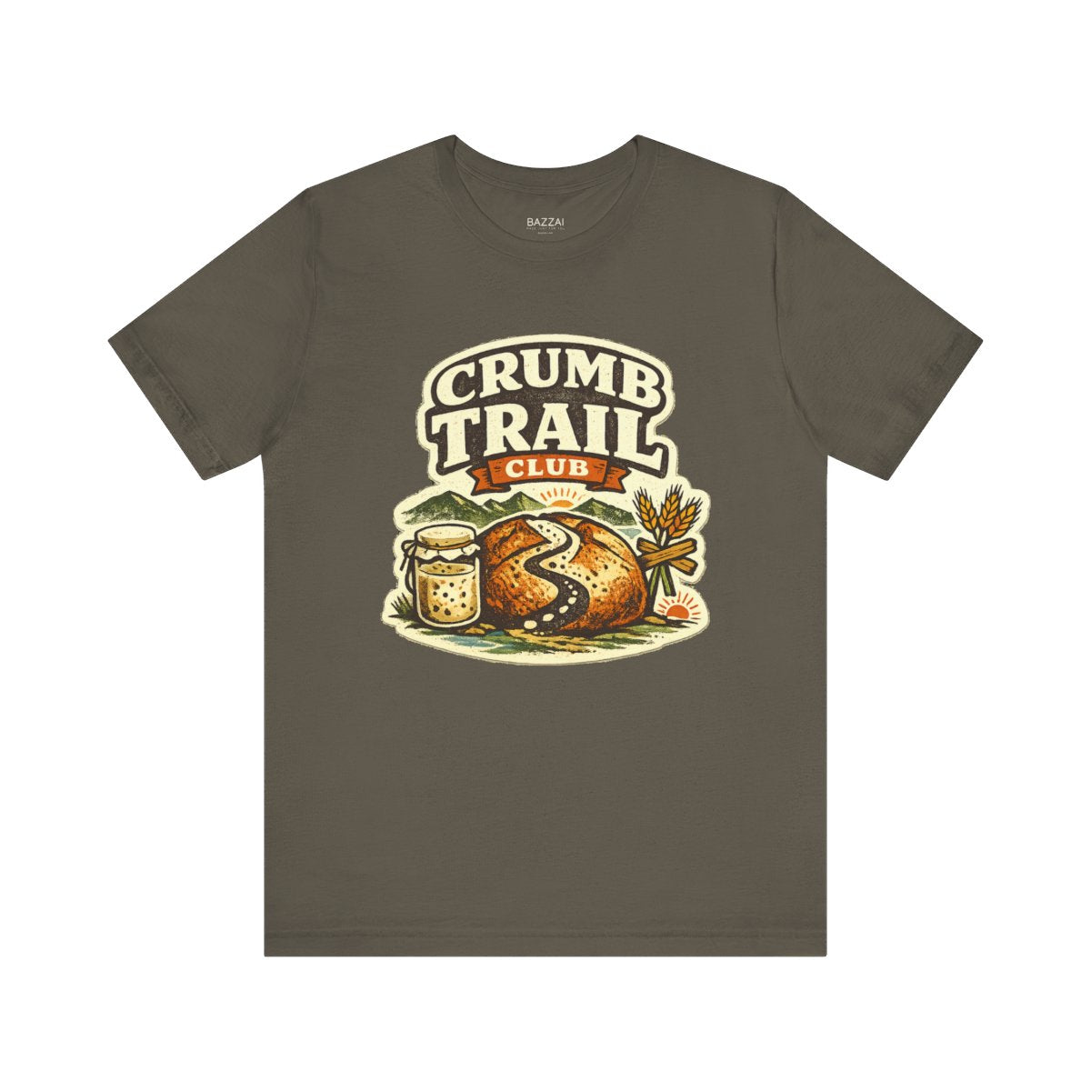 Bread Baker T-Shirt — Crumb Trail Club — t-shirt design by Sol