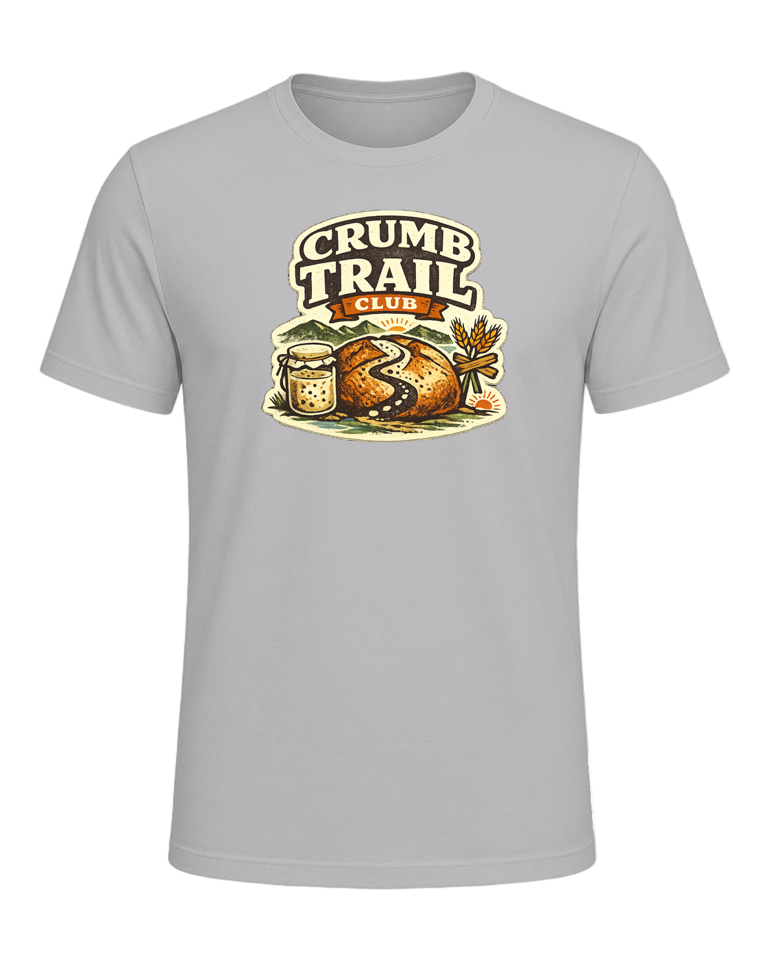 Crumb Trail Club Tee — Athletic Heather