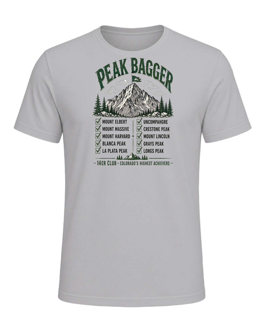Peak Bagger — Athletic Heather