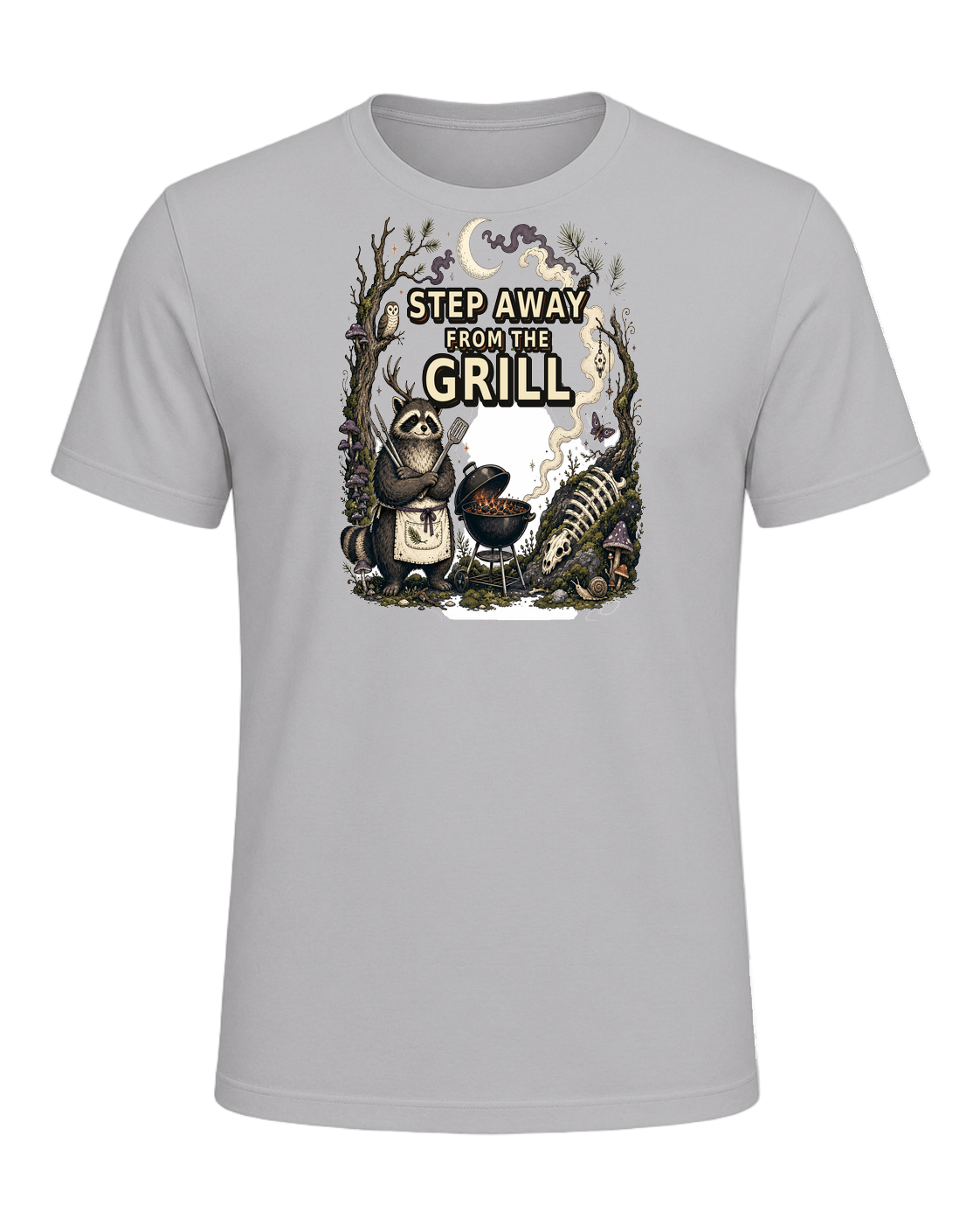 STEP AWAY FROM THE GRILL — Athletic Heather