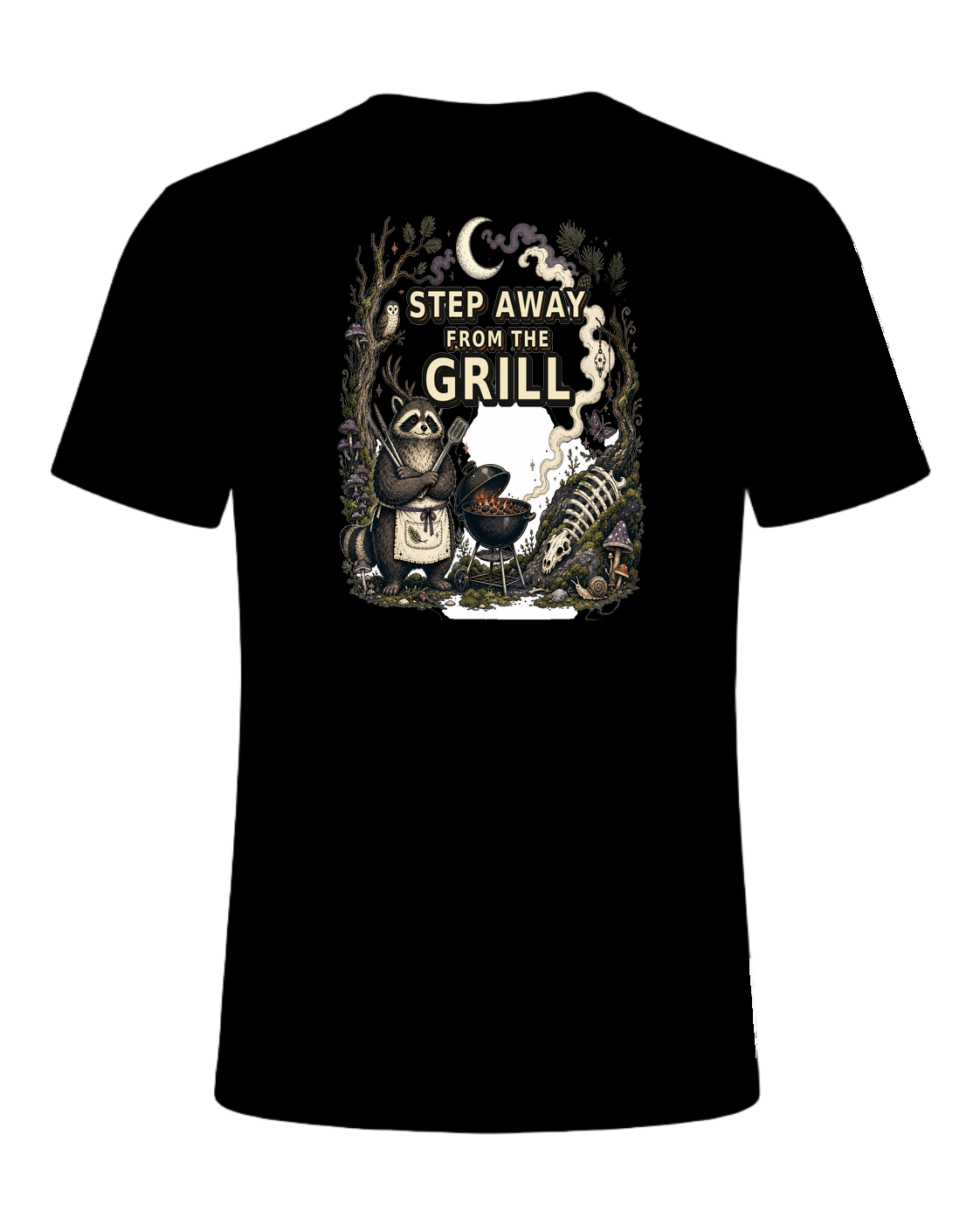 STEP AWAY FROM THE GRILL — Black