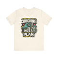 Funny Healthcare T-Shirt — Coughing Is Not a Plan — t-shirt design by Hank