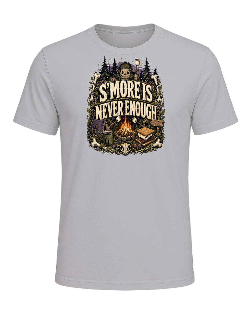 S'MORE IS NEVER ENOUGH — Athletic Heather