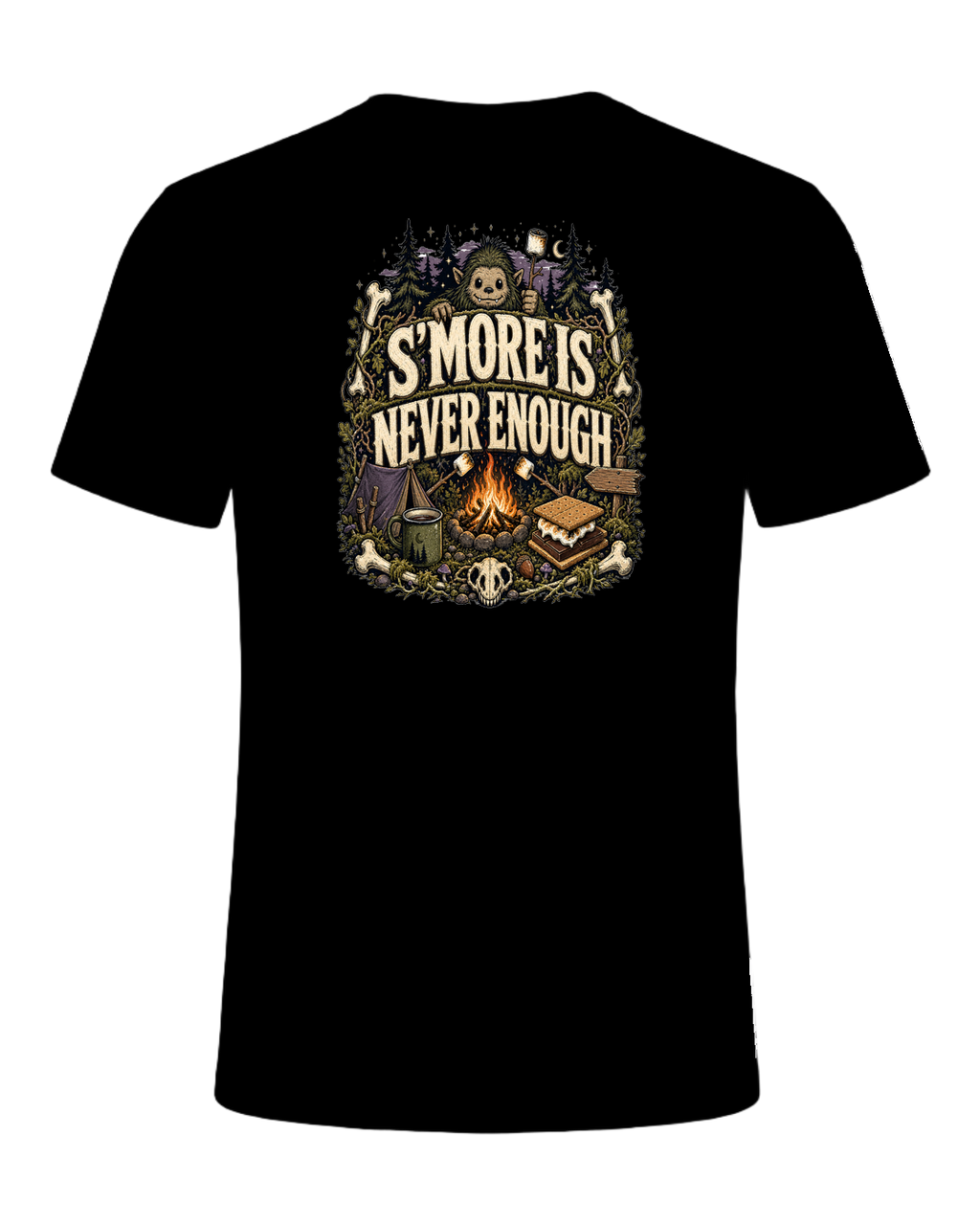 S'MORE IS NEVER ENOUGH — Black