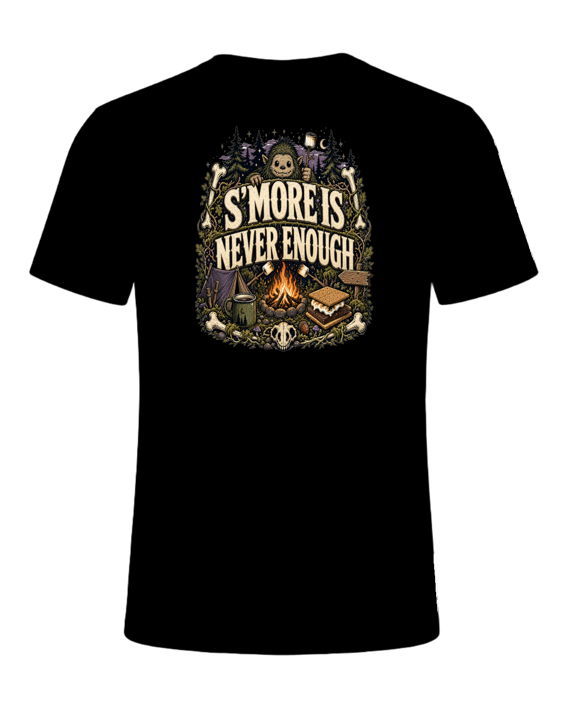 S'MORE IS NEVER ENOUGH — Black