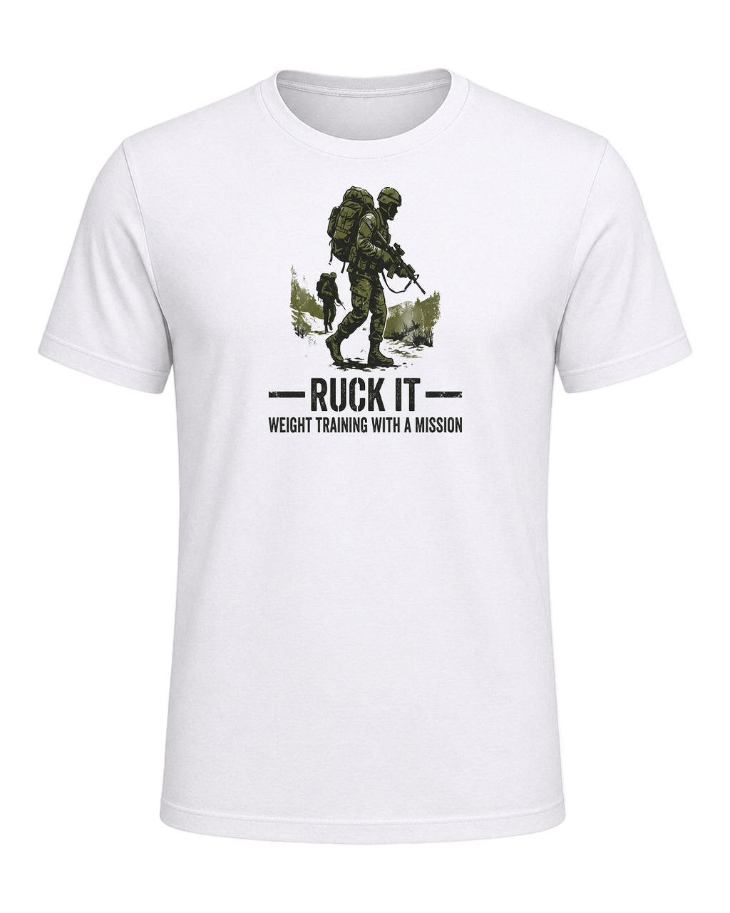 Rucking (Military Fitness) — White