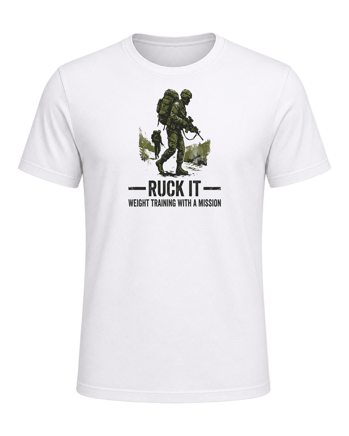 Rucking (Military Fitness) — White