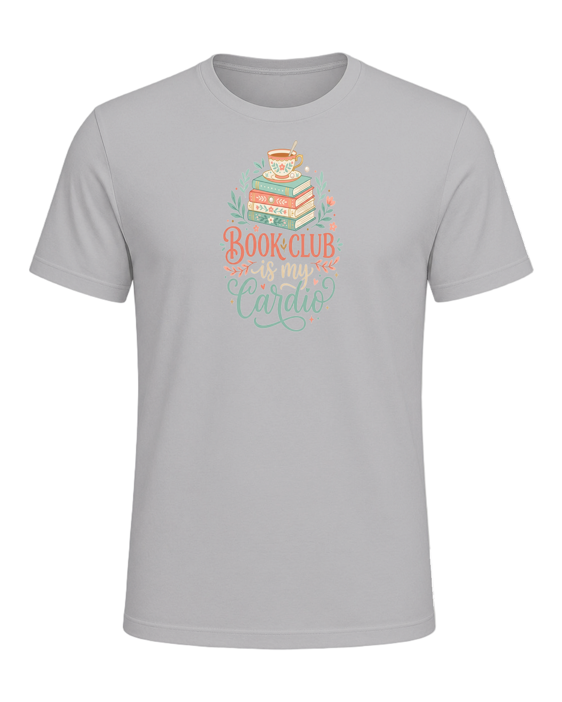 Book Club Is My Cardio — Athletic Heather