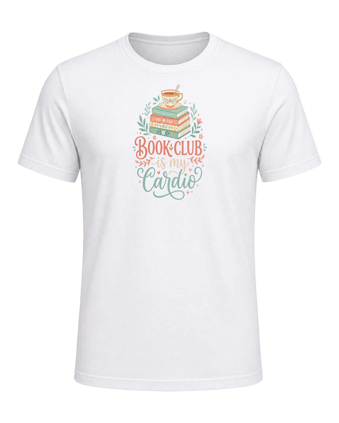 Book Club Is My Cardio — White
