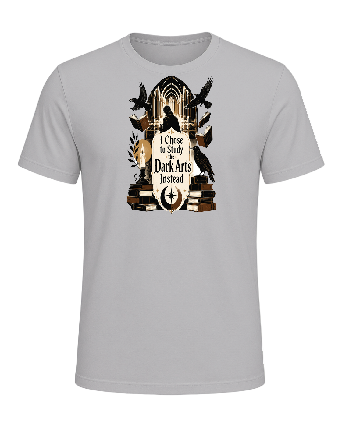 Dark Academia Scholar — Athletic Heather