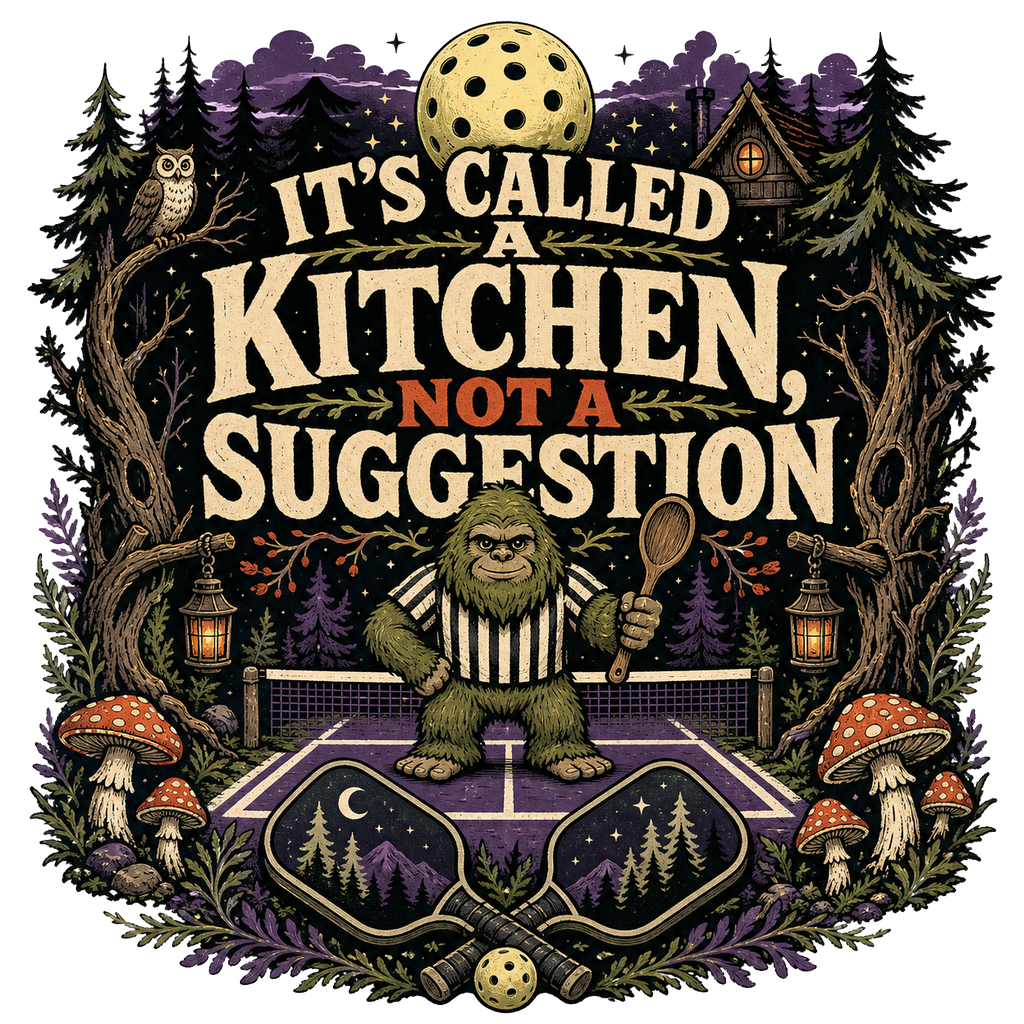 IT'S CALLED A KITCHEN, NOT A SUGGESTION
