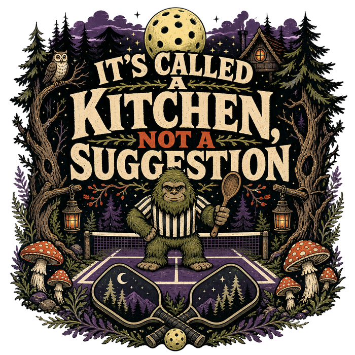 IT'S CALLED A KITCHEN, NOT A SUGGESTION - COZY VINTAGE