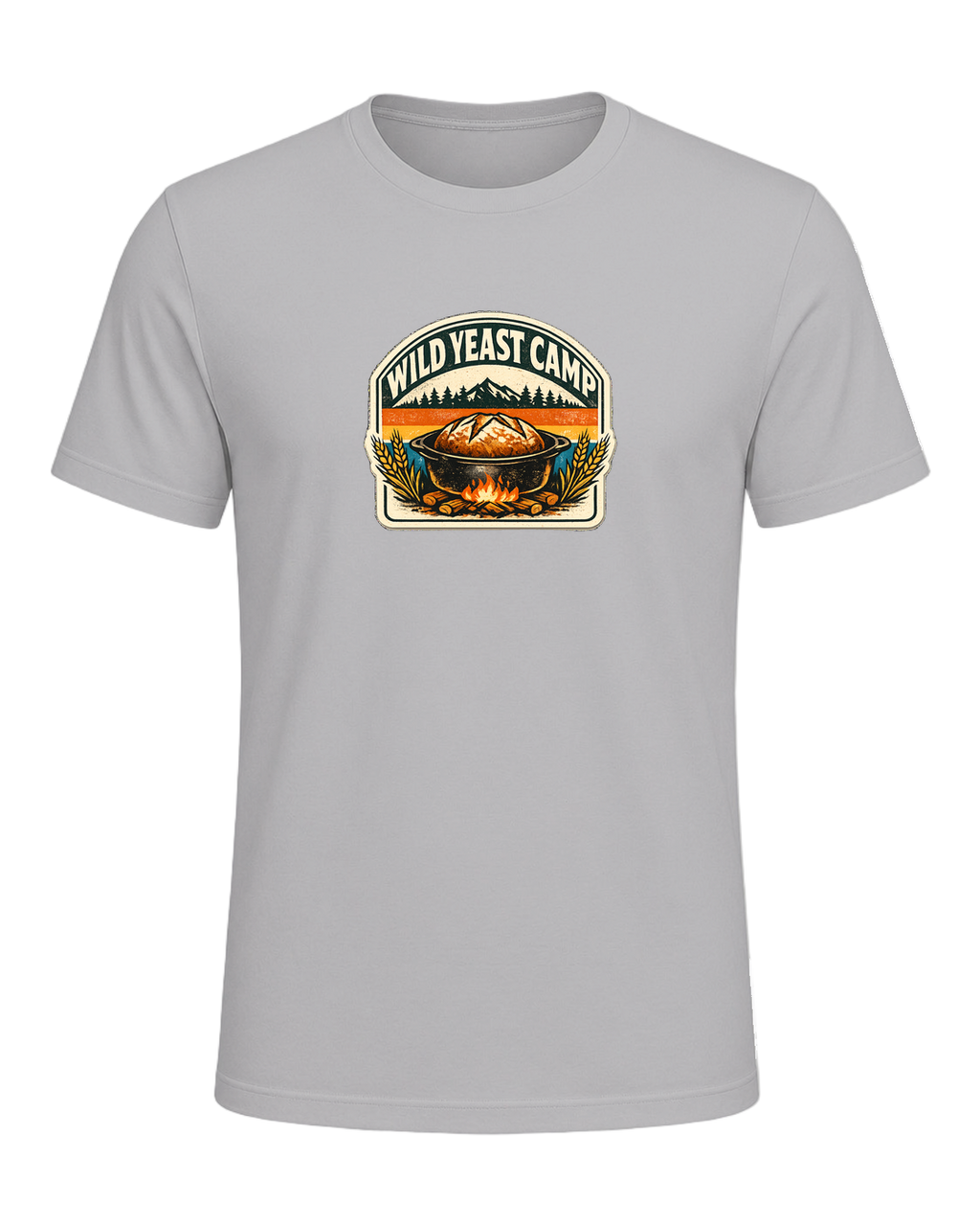 Wild Yeast Camp Tee — Athletic Heather