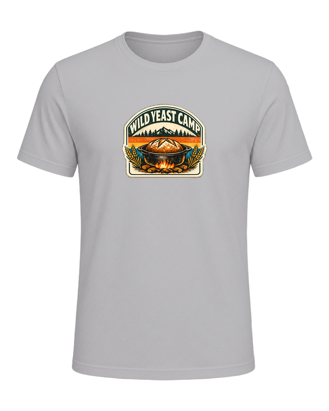Wild Yeast Camp Tee — Athletic Heather
