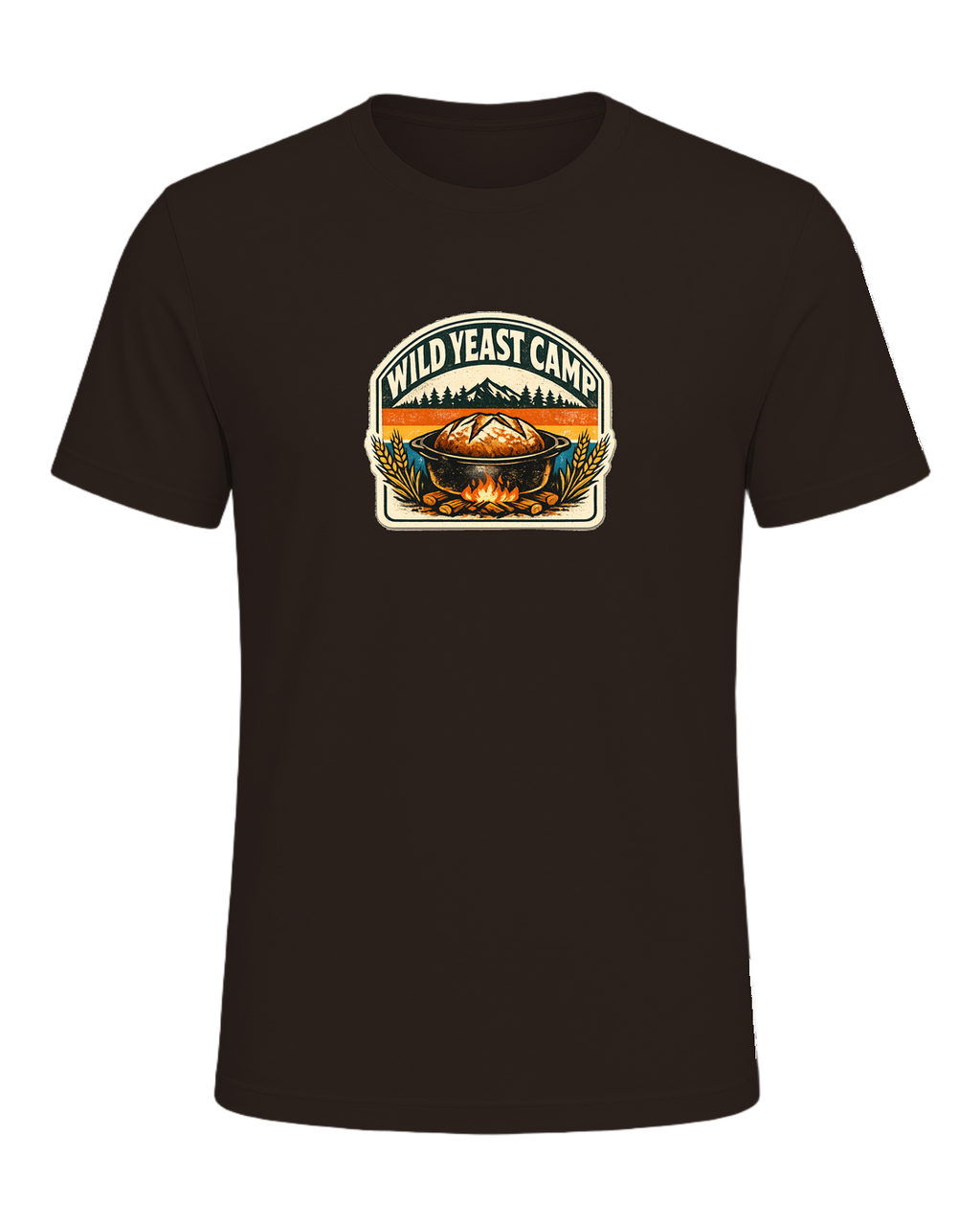Wild Yeast Camp Tee — Brown