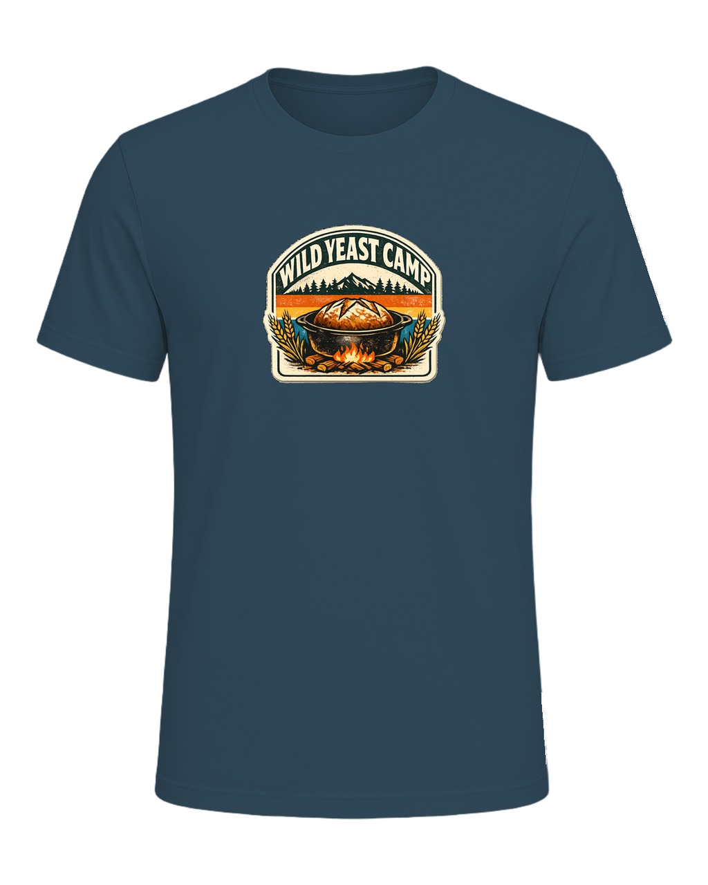 Wild Yeast Camp Tee — Deep Teal