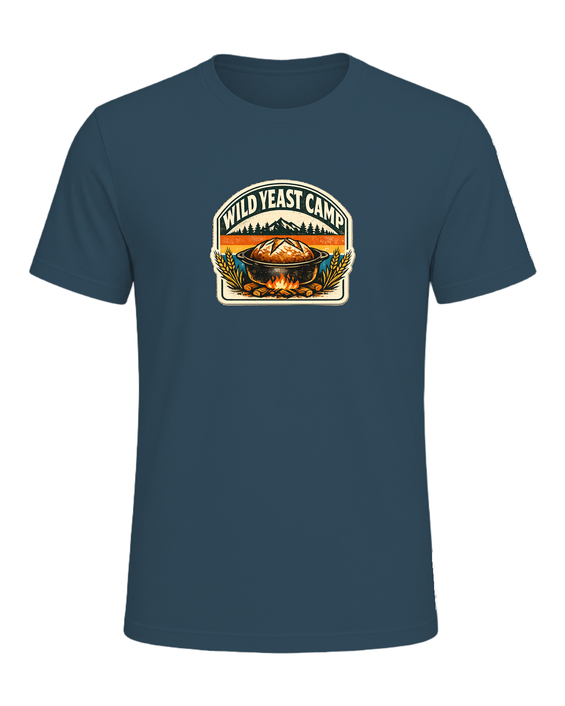 Wild Yeast Camp Tee — Deep Teal