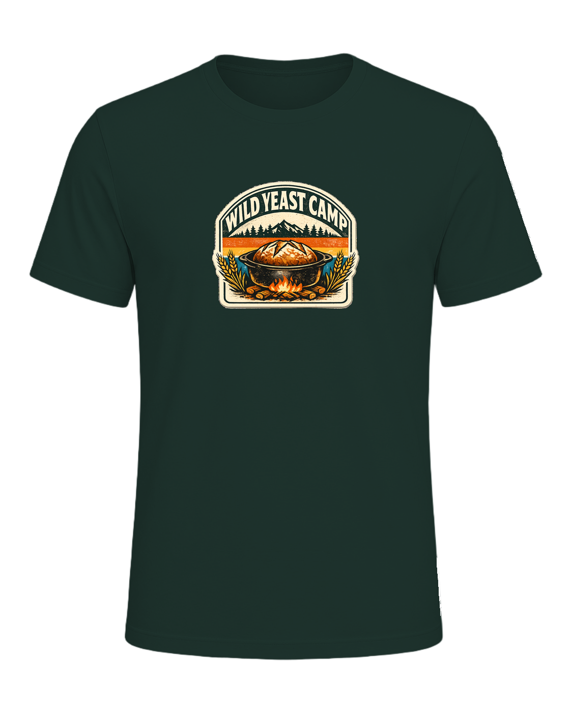 Wild Yeast Camp Tee — Forest